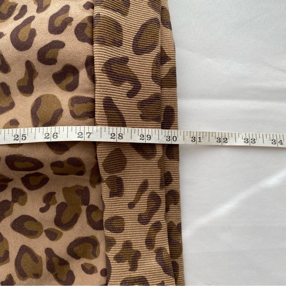 NWOT Comfrt Limited Edition Brown Leopard Minimalist Hoodie Size Large - Picture 14 of 14